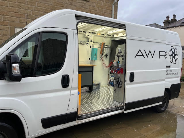AW Revive mobile service van with equipment